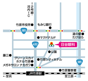 日谷眼科　地図